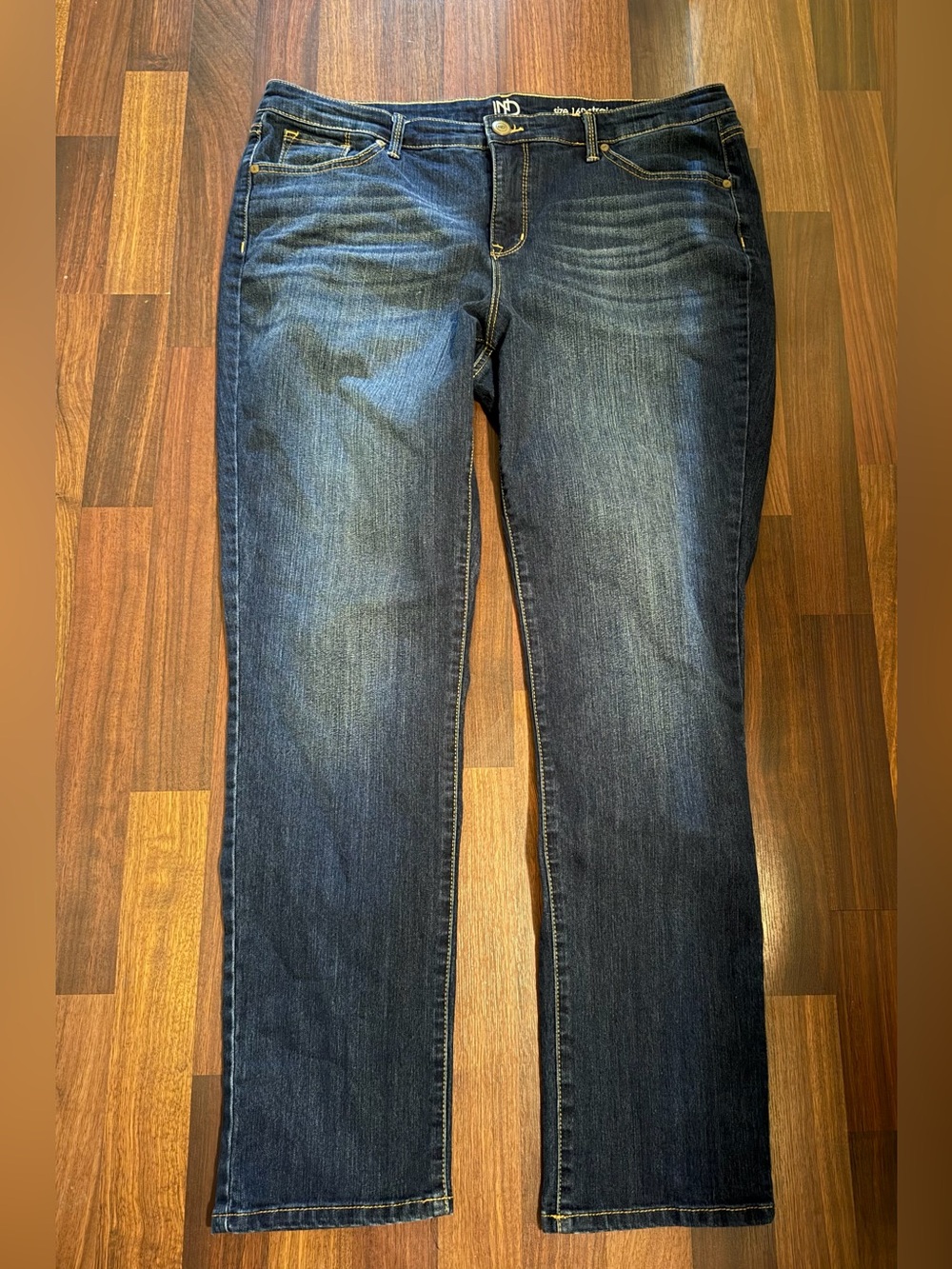 Women’s New Directions Dark Wash Jean 16 Regular Straight Leg